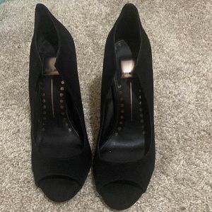 Black Suede Dolce Vita Heels